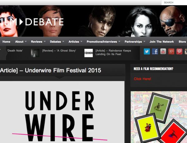 Underwire Film Festival 2015, Film Debate, 3 December 2015 Underwire Film Festival 2015, Film Debate, 3 December 2015